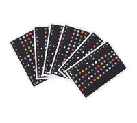 YARNOW Pegatinas Guía para Diapasón de Ukulele Adhesivas y Ligeras, 6 Hojas para Principiantes Notas y Escala, Ideales para Practicar y Aprender Ukulele