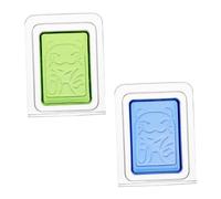 YARNOW Perfume Sólido Fragancia de Gato, Bálsamo Aromático de Gel Sólido Azul, Práctico Pack de 2 para Cocina y Salón, Pequeño y Decorativo