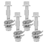 YARNOW Pernos de Leva Ajustables Grado 12.9 para Alineación de Ruedas Traseras, Kit de 4 Piezas 12mm X 0.7, Tornillos Excéntricos para Corrección de Suspensión y Ajuste Exacto