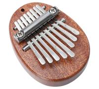 YARNOW Piano de Pulgar Kalimba Portátil de Madera y Acero Inoxidable 8 Teclas, Fácil de Transportar y Tocar, Adecuado para Obsequio y Tocar en Cualquier Lugar