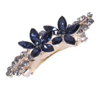 YARNOW Pinza para Pelo Mujer con Flor y Brillo Clip Pequeño con Muelle Resistente Accesorio de Cabello Decorativo y Antideslizante para Uso Diario y Ocasiones Especiales