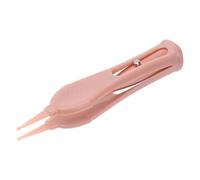 YARNOW Pinzas Nariz de Ñiño en Color Rosa Mango Antideslizante y Material Ligero de Acero Inoxidable y Silicona para Limpieza Segura del Ombligo y Fosas Nasales