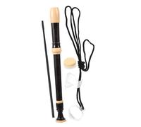 YARNOW Plastic Clarinet for Kids Beginner-Friendly Practice Instrument with Cleaning Rod and Carrying Bag C-Tuning Recorder for Young Learners