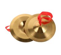 YARNOW Platillos De Aleación Para Mano Instrumento Músical De Dedo Platillos Chinos De Metal Para Danza Del Vientre Adultos Instrumento De Percusión Chino