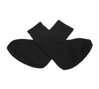 YARNOW Polainas Elásticas Cubrezapatos Transpirables Antiarena Talla L Negras para Senderismo y Playa, Cubiertas Ligeras y Flexibles para Fútbol Playa y Actividades al Aire Libre