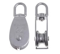 YARNOW Polea de Acero Inoxidable Resistente al Rueda Giratoria para Cuerda al Aire Rodillo Compacto para Elevación Industrial y Trabajo Pesado Soporte hasta Uso Puente y Maquinaria