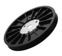 YARNOW Polea de Correa para Bicicleta Estática Fitness 5Pk Tres Ojos Accesorio de Disco ABS Resistente Compatible para Bicicleta Ejercicio en Interiores