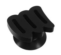 YARNOW Porta Púas De Guitarra Negro L910 Clip De Silicona y Ventosa, Soporte Compacto para 3 Púas Eléctricas, Clásicas, Accesorio Ligero y Antideslizante para Músicos