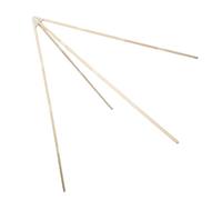 YARNOW Postes de Madera Maciza Redondos para Tienda de Campaña Infantil Soporte Triangular Reforzado Varillas de Repuesto para Casa de Juegos Accesorios DIY Seguros y Naturales para