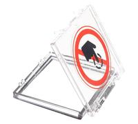 YARNOW Protector de Interruptor de Botón Pulsador con Señal No Tocar 43x41