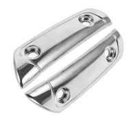 YARNOW Protector de Lámina de Acero para Botas de Patinaje en Línea y Hielo, Fácil de Instalar y Mejora la Apariencia, Color Plata, 1 Par