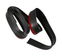 YARNOW Protector de Parachoques Delantero de Goma Negro, Accesorio de Coche Función Anti-colisión y Resistente al Desgaste para Labio Delantero y Faldón Lateral