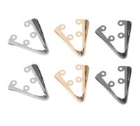 YARNOW Protector de Punta para Zapatos de Mujer, 3 Pares de Tapas Metálicas para Tacones Altos Artesanía Resistente, Adecuado para Salidas Nocturnas