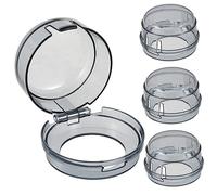YARNOW Protector de Seguridad Plástico Resistente para Perillas de Estufa de Gas Tapa Infantil a Prueba de Niños Pack de 4 Piezas para Cocina Segura