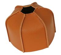 YARNOW Protector de Tanque de Gas Portátil de PU Marrón para Camping al Aire Libre Cubierta Multifunción para Cocina de Camping Funda para Cartucho de Gas de 230g Resistente y Fácil