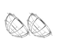 YARNOW Protector Plata de Hierro Rociadores Incendios contra de Color Diseño Práctico y Protección para Sistema de Extinción, Paquete de 2 Piezas