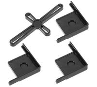 YARNOW Protectores de Esquinas para Muebles y Peceras de Plástico Negro, Parachoques Anti-colisión y Protección de Bordes para Uso en Decoración Interior del Hogar