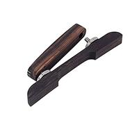 YARNOW Puente de Guitarra de 4 Cuerdas de Madera de Rosa Ajustable para Mandolina, Color Café, Accesorio Ligero y Resistente para Reparación y Ajuste en Instrumentos Musicales