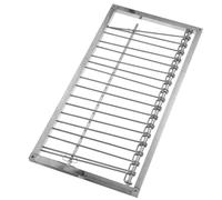 YARNOW Puerta Metálica para Palomas de 50 CM Acero Inoxidable Resistente Puerta de Jaula para Palomar y Palomares Accesorio Duradero para Carreras y Salto de Palomas Uso en Granjas y