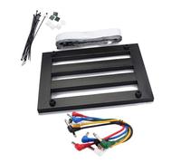 YARNOW Rack De Efectos Para Guitarra Soporte Pequeño Bloque Único Juego De Tableros Para Pegar Compatible Pedal De Efectos y Cable Para Escenario