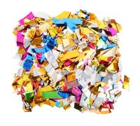 YARNOW Recambio de confeti para festivales: confeti rectangular de papel de seda que revolotea para cañones y lanzadores - 1 kg para fiestas, cumpleaños, bodas y celebraciones.