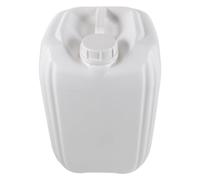 YARNOW Recipiente de Recogida de Residuos Líquidos 20l de Plástico Blanco | Tapa Hermética, Apoyo para Cumplimiento Normativo, Uso Industrial y Educativo, Permite Etiquetado DIY