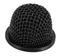 YARNOW Rejilla de micrófono universal Cubrir Malla Pararse cabezal de micrófono duradero para micrófono cubierta metálica del micrófono cubiertas de micrófono Metal Negro