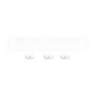 YARNOW Rejilla Transparente para Acuario Accesorio Abs Resistente para Evitar Desbordamiento Peceras Comb de Dique con Ventosas Fácil Limpieza y Protección de Peces