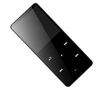 YARNOW Reproductor de Música Reproductor de Mp3 sin Pérdida Táctil con Conectividad Inalámbrica Mp4/mp3 16 GB y 128 GB, Pantalla de 1,8 Pulgadas, Abs, Negro, para Bolso y Bolsillo