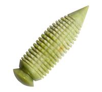 YARNOW Rodillo de Masaje de Jade Natural para Cuerpo, Palo Muscular de Jade Verde para Salud y Relajación, Herramienta de Masaje Corporal Multifuncional para Cuello, Espalda y Piernas