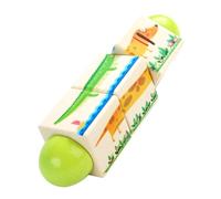 YARNOW Rompecabezas Giratorio de Madera para Bebés y Pequeños Juguete Educativo de Bloques de Construcción Pieza Única para Desarrollo Cognitivo y Motricidad Fina Obsequio Infantil