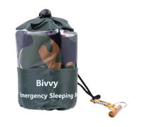 YARNOW Saco de Dormir para Camping con Recubrimiento de Aluminio y Diseño Plegable, Adecuado para del Turismo y Supervivencia
