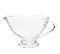 YARNOW Salsera de Vidrio 170 Ml Diseño Tipo Barco, Tarro para Salsa y Aderezo, Vertedor para Leche y Café, Recipiente para Salsa de Soja y Ensaladas, Uso Doméstico y Restauración