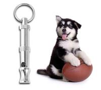 YARNOW Silbato de Entrenamiento para Perros Sonido Ultrasónico Portátil | Cobre Chapado, Diseño Ligero y Manos Libres, Incluye Cordón, para Perros, Plata