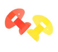 YARNOW Silbatos de Entrenamiento Nasal para 2 Piezas Amarillo y Rojo de Plástico para Flautas para Principiantes Práctica de Embocadura y Control de Respiración en Clases de Música