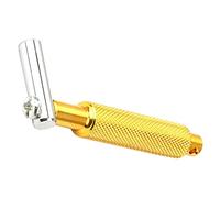 YARNOW Sintonizador de llave de tambor Afinación pregonero tecla de tambor de alta tensión teclas de tambor de metal accesorios de tambor llave de tambor de aluminio Dorado