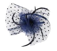 YARNOW Sombrero Fascinador Vintage Velo de Malla y Flores, Accesorio Elegante para Fiesta y Celebración, Material de Hilo de Red que Destaca y Brinda Distinción