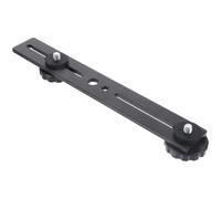 YARNOW Soporte de Micrófono Doble Barra T Ajustable, Aluminio Resistente y Eva, Soporte para Luz de Relleno Portátil Adecuado para Transmisión y Grabación, Montaje Versátil