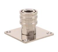 YARNOW Soporte de Pared para Cañones de Espuma de Hidrolavadora Acero Inoxidable Resistente Conexión Rápida 1/4 Pulg Organizador Compacto para Herramientas de Lavado de Coches Uso