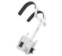 YARNOW Soporte Para Caja De Marcha Ajustable Marco Trasero De Aluminio Blanco Accesorios Para Caja Con Correa Hombro Para Acompañamiento De Percusión