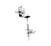 YARNOW Soporte para Cencerro de Batería de Metal Plata Fácil de Instalar y Operar para Instrumentos de Percusión y Montaje Seguro