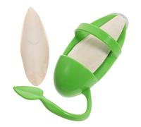 YARNOW Soporte para Comederos De Jaula Hueso De Sepia Colgante, Soporte De Alimentación para Loros, Accesorio para Jaulas De Pájaros, Paquete De 3 Piezas, Uso Alimentación Diaria