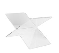 YARNOW Soporte para en Forma de X para para Acrílico Transparente Práctico y Multifuncional Estante de y Cocina Aprendizaje Proyectos Creativos