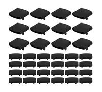 YARNOW Soportes para Listones de Cama 36 Unidades de Plástico Negro Hebillas de Montaje para Sofá Cama y Marco de Madera Conectores para Tapas Centrales y Extremos Repuestos