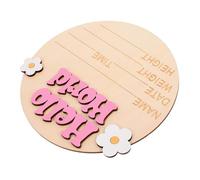 YARNOW Tablero De Anuncios Para Bebé Nuevo Tarjetas De Mensuales Bienvenida Personaliza A Tu Bebé Niña Pegatinas De Para Bebé Letrero De Bienvenida Para Bebé Recuerdos
