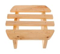 YARNOW Taburete de Madera Portátil para Baño y SPA, Reposapiés Cómodo Superficie Fácil de Limpiar, Diseño Moderno y Tamaño Pequeño Adecuado Personas Mayores