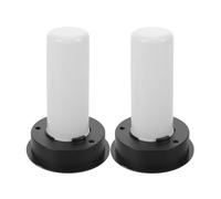 YARNOW Tapas de Repuesto para Luz Solar con Efecto Llama Parpadeante Impermeables de Plástico Tamaño 85 CM Exterior y 75 CM Interior Pack de 2 Piezas para Antorchas de Jardín y