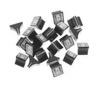 YARNOW Tapas Deslizantes para Perillas de Fader de Mezclador, 30 Piezas en Plástico Negro, Compatibles de Audio, Repuesto para Control Deslizante de Estudio Musical