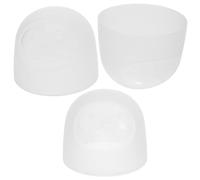 YARNOW Tapas para biberones de plástico, 3 piezas, reutilizables, accesorio para biberones, protección contra suciedad, para cocina