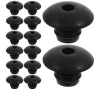 YARNOW Tapones de Gancho para Organización y Fijación 100 Anillo de Bloqueo Ajustable, Clips de Retención de Gancho, Accesorios Industriales para Tablero Perforado de 1/4 Pulgada